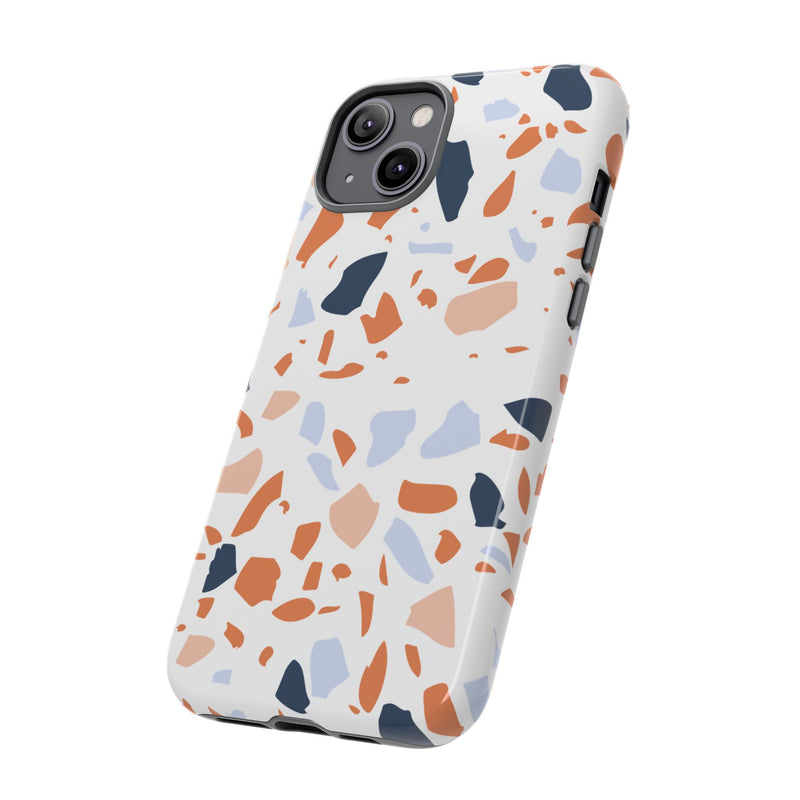 The Orange & Blue Terrazzo | Phone Case