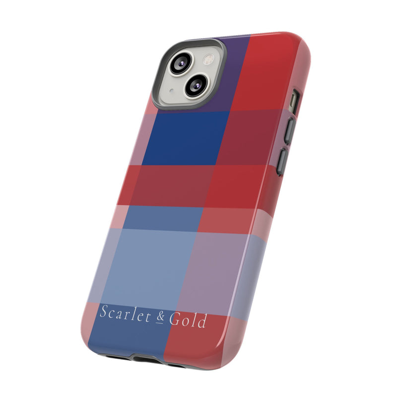 The Red & Royal Plaid | Phone Case