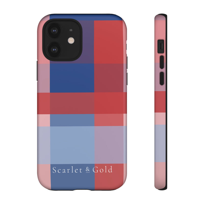 The Red & Royal Plaid | Phone Case