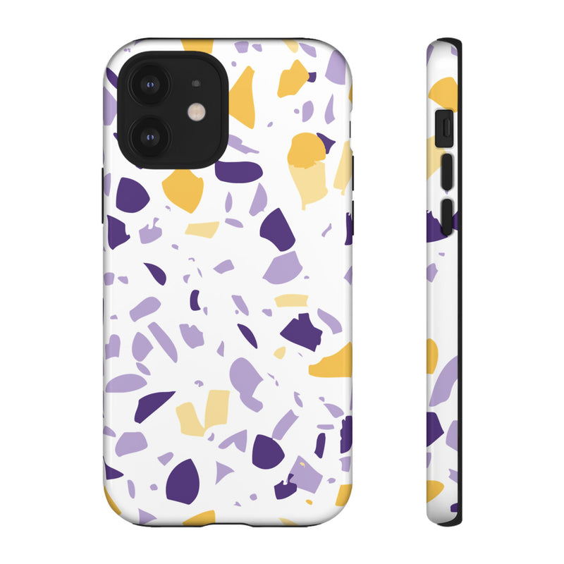 The Yellow & Purple Terrazzo | Phone Case