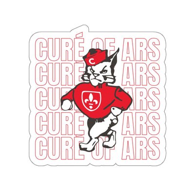 The Curé of Ars Outline Repeat | Sticker