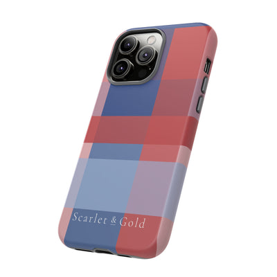 The Red & Royal Plaid | Phone Case