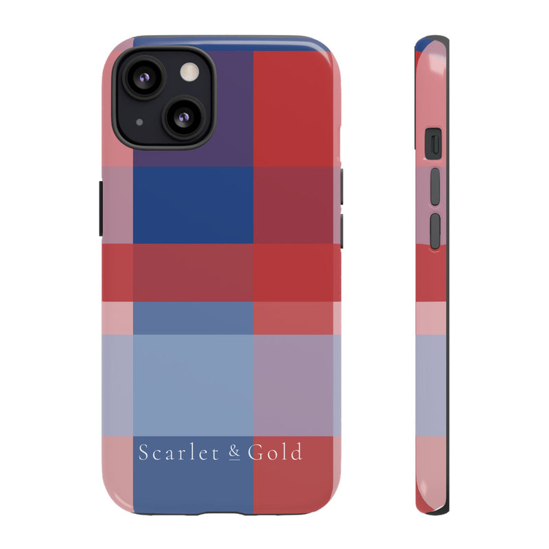 The Red & Royal Plaid | Phone Case