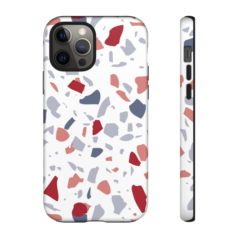 The Red & Blue Terrazzo | Phone Case