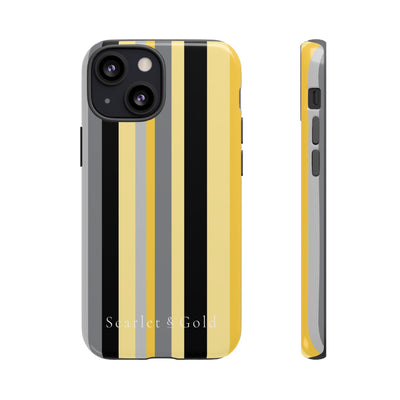 The Yellow & Black Stripes | Phone Case