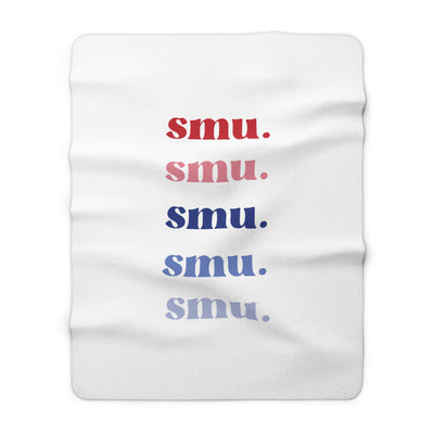 The SMU Repeat | Sherpa Fleece Blanket