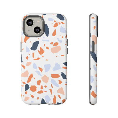 The Orange & Blue Terrazzo | Phone Case