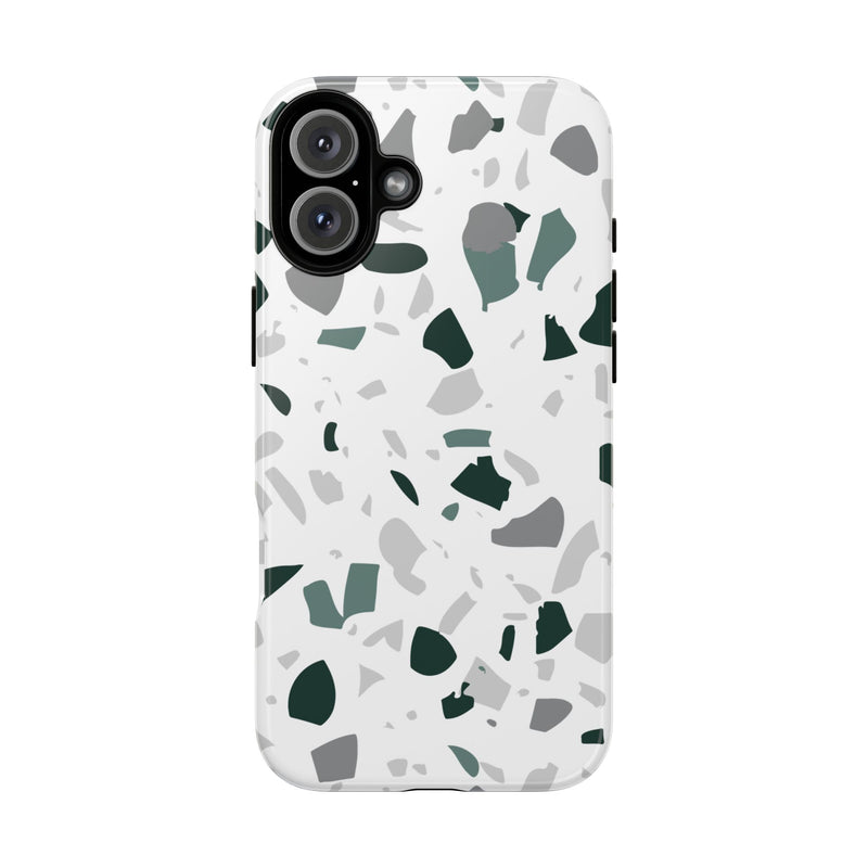 The Green & Grey Terrazzo | Phone Case