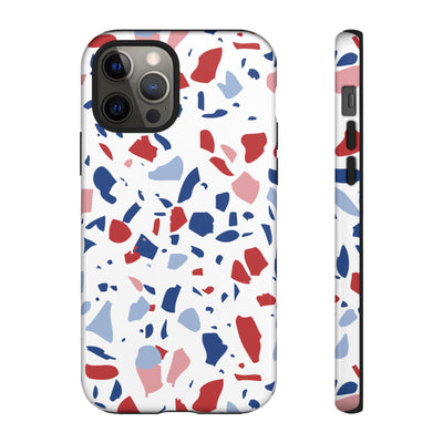 The Red & Royal Terrazzo | Phone Case