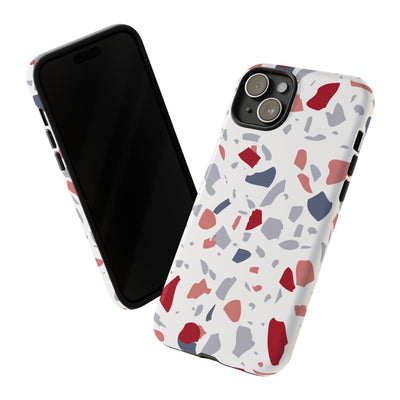 The Red & Blue Terrazzo | Phone Case