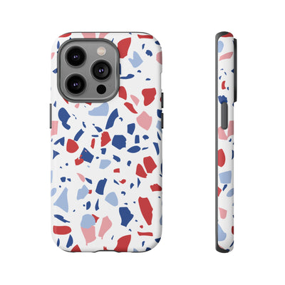 The Red & Royal Terrazzo | Phone Case