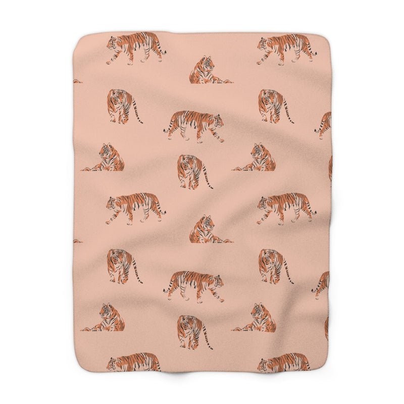 The Tiger Pattern | Sherpa Fleece Blanket