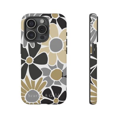 The Black & Gold Floral | Phone Case