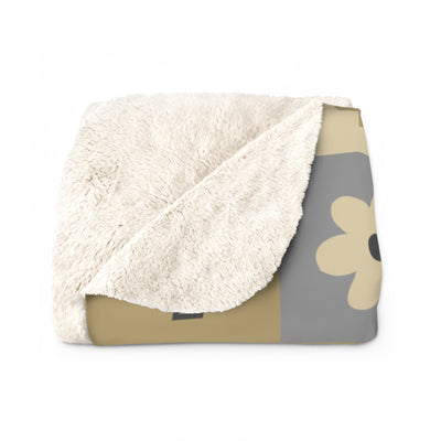 The Black and Gold All The Things | Sherpa Fleece Blanket