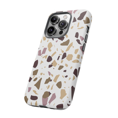 The Maroon & Gold Terrazzo | Phone Case