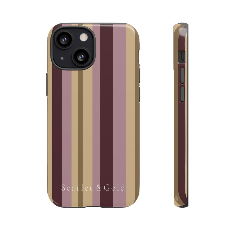 The Maroon & Gold Stripes | Phone Case