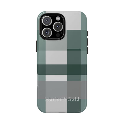 The Green & Grey Plaid | Phone Case