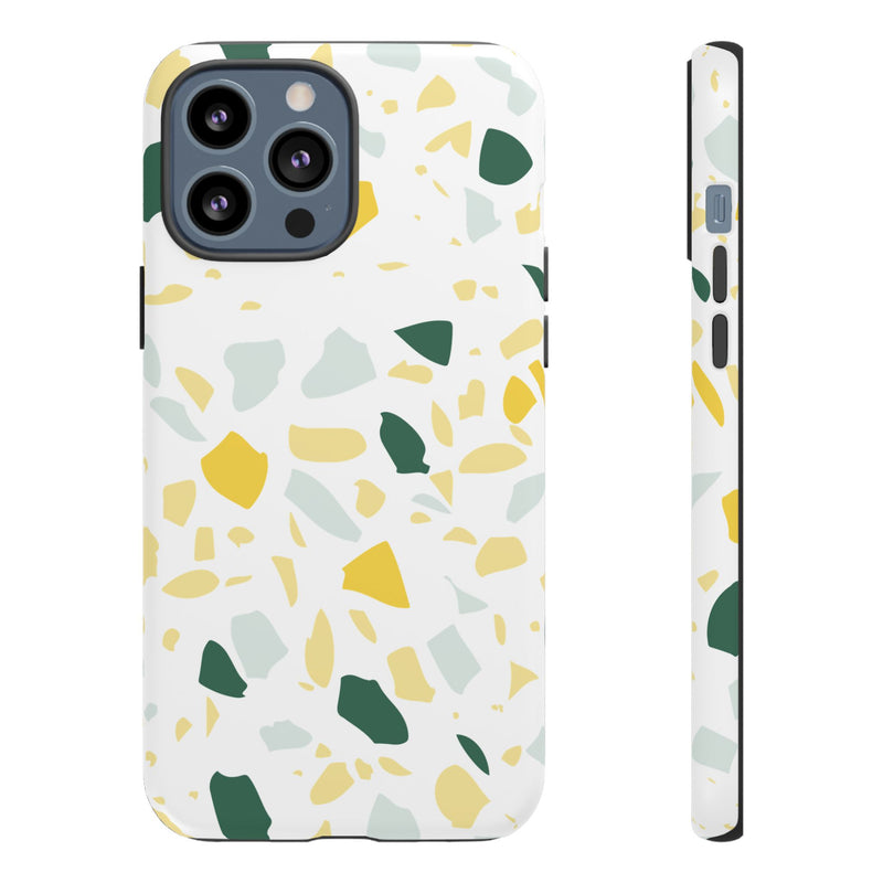 The Green & Gold Terrazzo | Phone Case