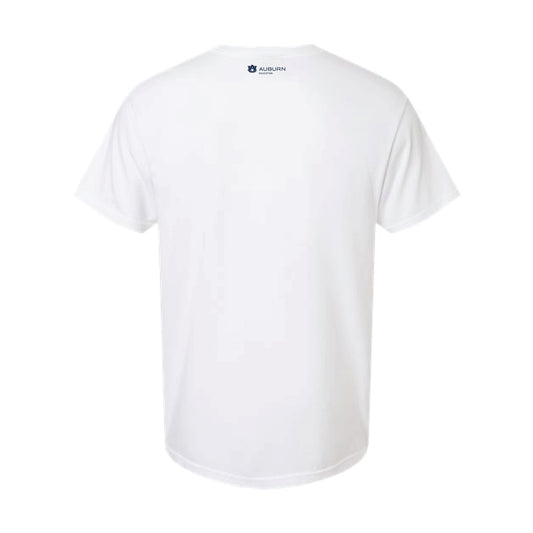 The Aubie Loves Reading | Adult White Tee