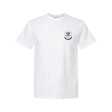 The Aubie Loves Reading | Adult White Tee