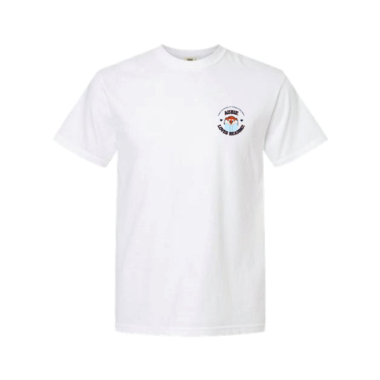 The Aubie Loves Reading | Adult White Tee