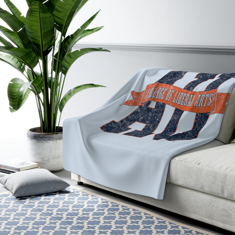 The Liberal Arts Banner | Sherpa Fleece Blanket