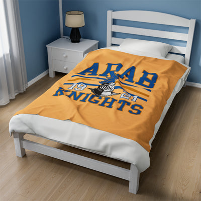 The Arab Knights Stripes | Velveteen Plush Blanket