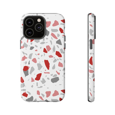 The Red & Black Terrazzo | Phone Case