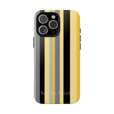 The Yellow & Black Stripes | Phone Case