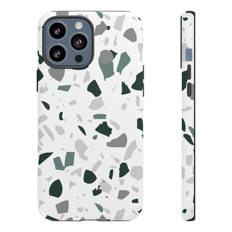 The Green & Grey Terrazzo | Phone Case