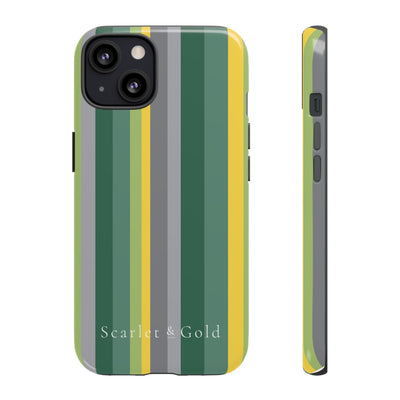 The Green & Yellow Stripes | Phone Case