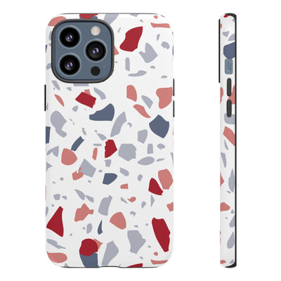 The Red & Blue Terrazzo | Phone Case