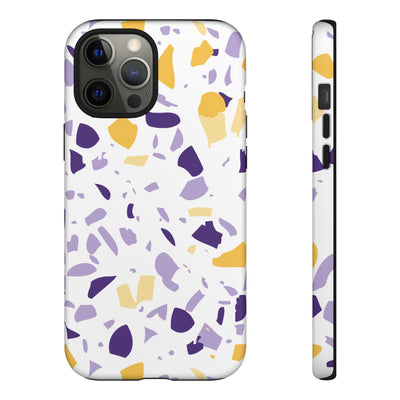 The Yellow & Purple Terrazzo | Phone Case