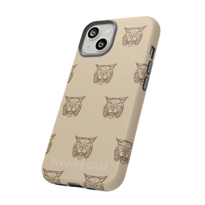 The Gold Bobcats Head Repeat | Phone Case