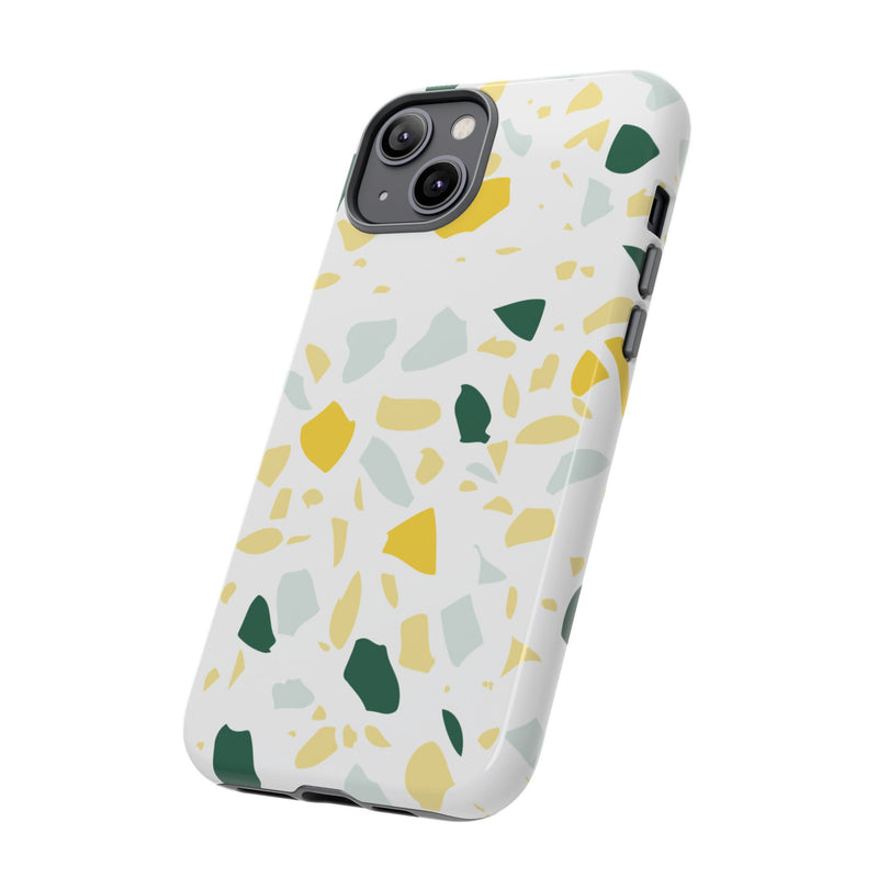 The Green & Gold Terrazzo | Phone Case