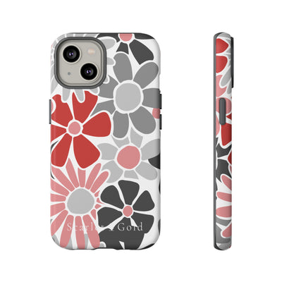 The Red & Black Floral | Phone Case