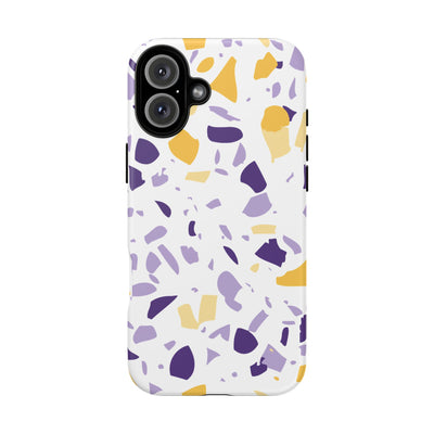 The Yellow & Purple Terrazzo | Phone Case