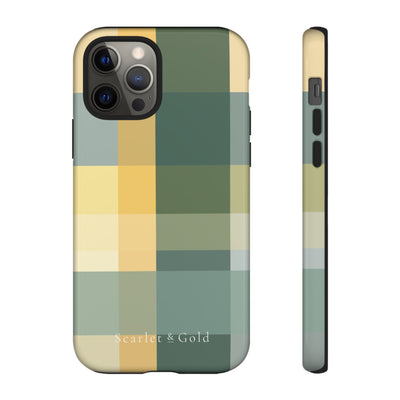 The Green & Gold Plaid | Phone Case