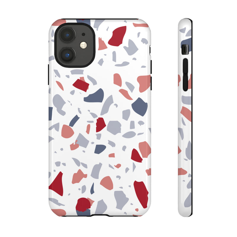 The Red & Blue Terrazzo | Phone Case