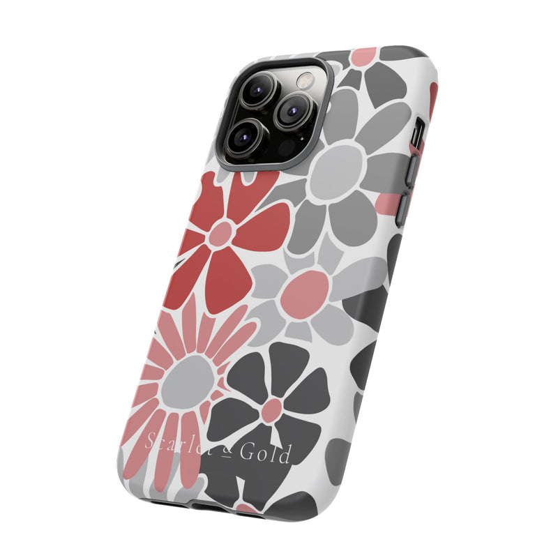 The Red & Black Floral | Phone Case