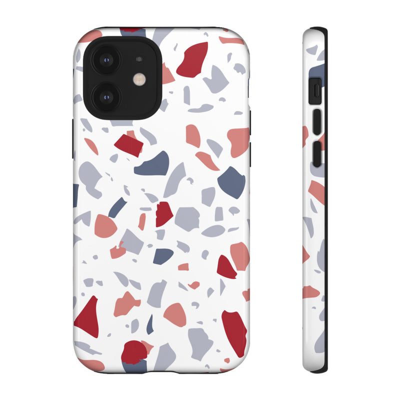 The Red & Blue Terrazzo | Phone Case