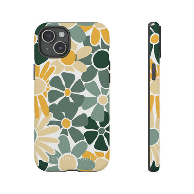 The Green & Gold Floral | Phone Case