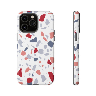 The Red & Blue Terrazzo | Phone Case