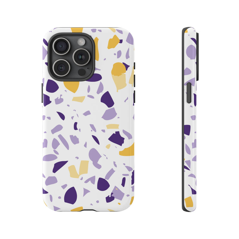 The Yellow & Purple Terrazzo | Phone Case