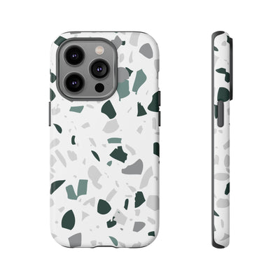 The Green & Grey Terrazzo | Phone Case