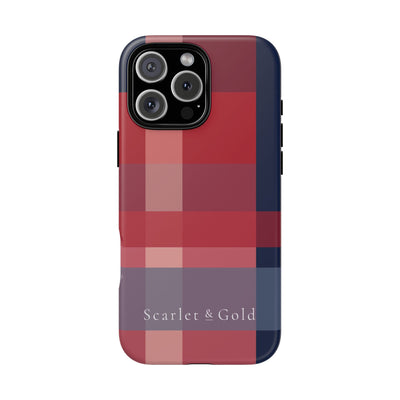 The Red & Blue Plaid | Phone Case