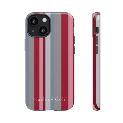 The Crimson & White Stripes | Phone Case