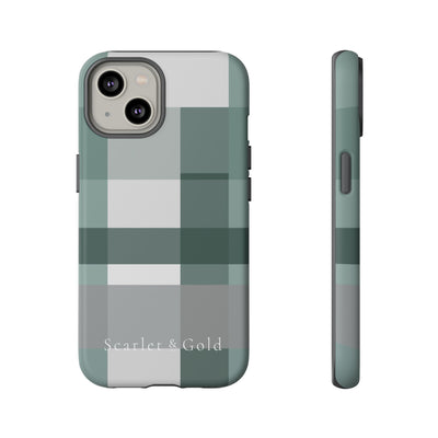 The Green & Grey Plaid | Phone Case