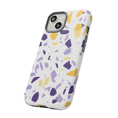 The Yellow & Purple Terrazzo | Phone Case