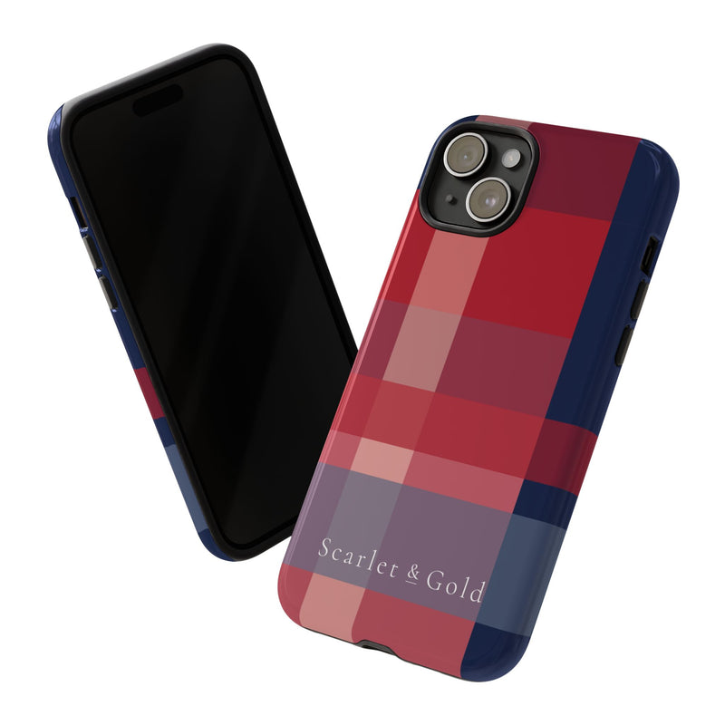 The Red & Blue Plaid | Phone Case